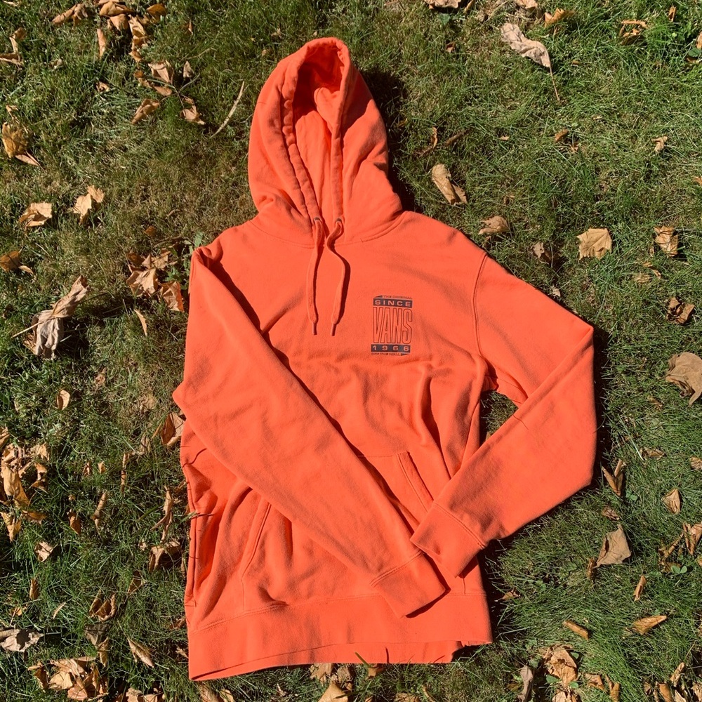 VANS orange sherbet hoodie